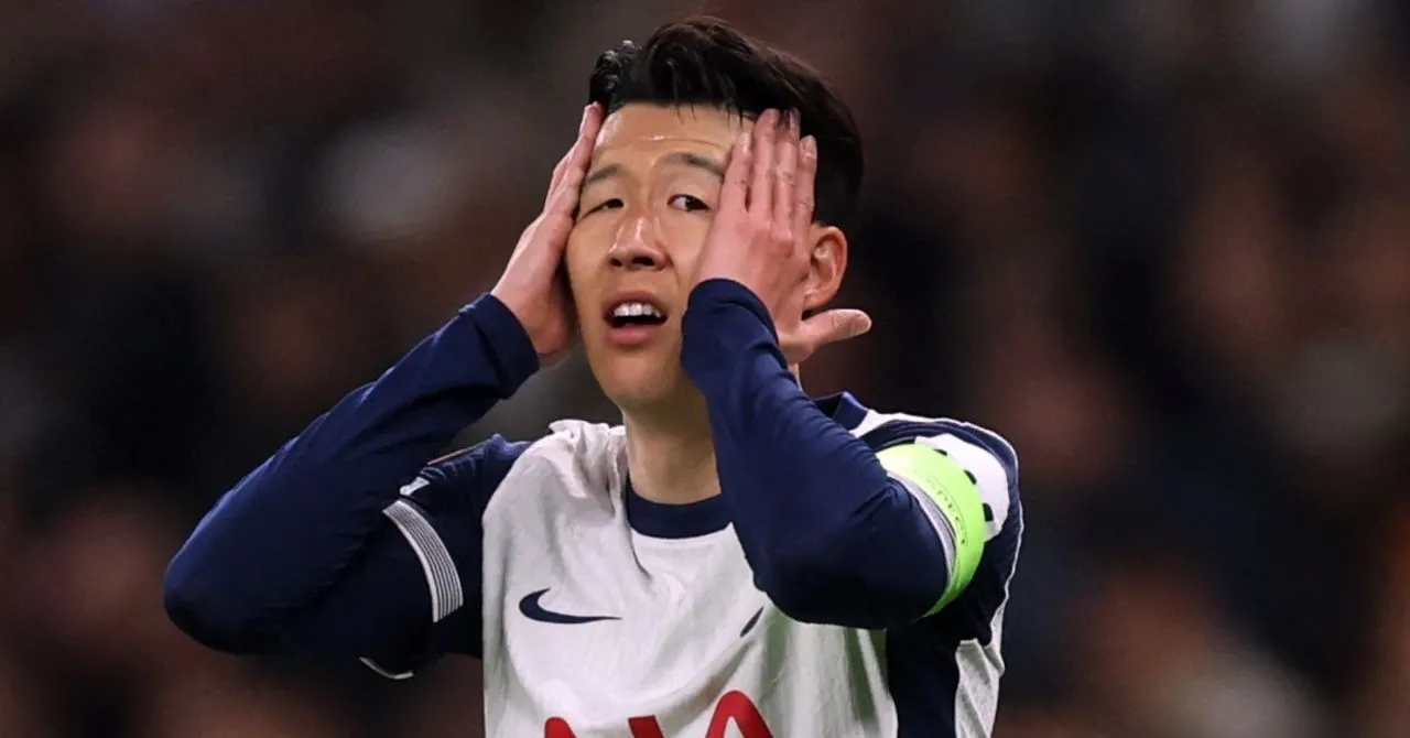 Đội trưởng Heung-min Son của Tottenham trên sân