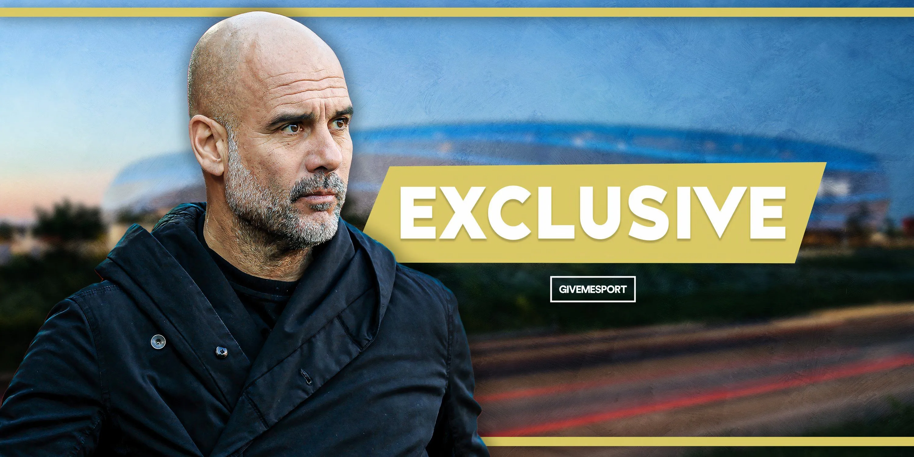 Huấn luyện viên Pep Guardiola của Man City đang chỉ đạo bên ngoài sân