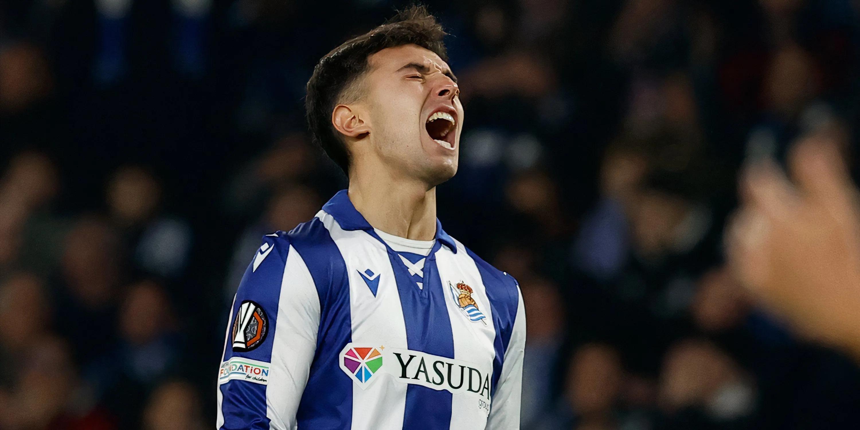 Martin Zubimendi trong màu áo Real Sociedad, mục tiêu chuyển nhượng của Arsenal