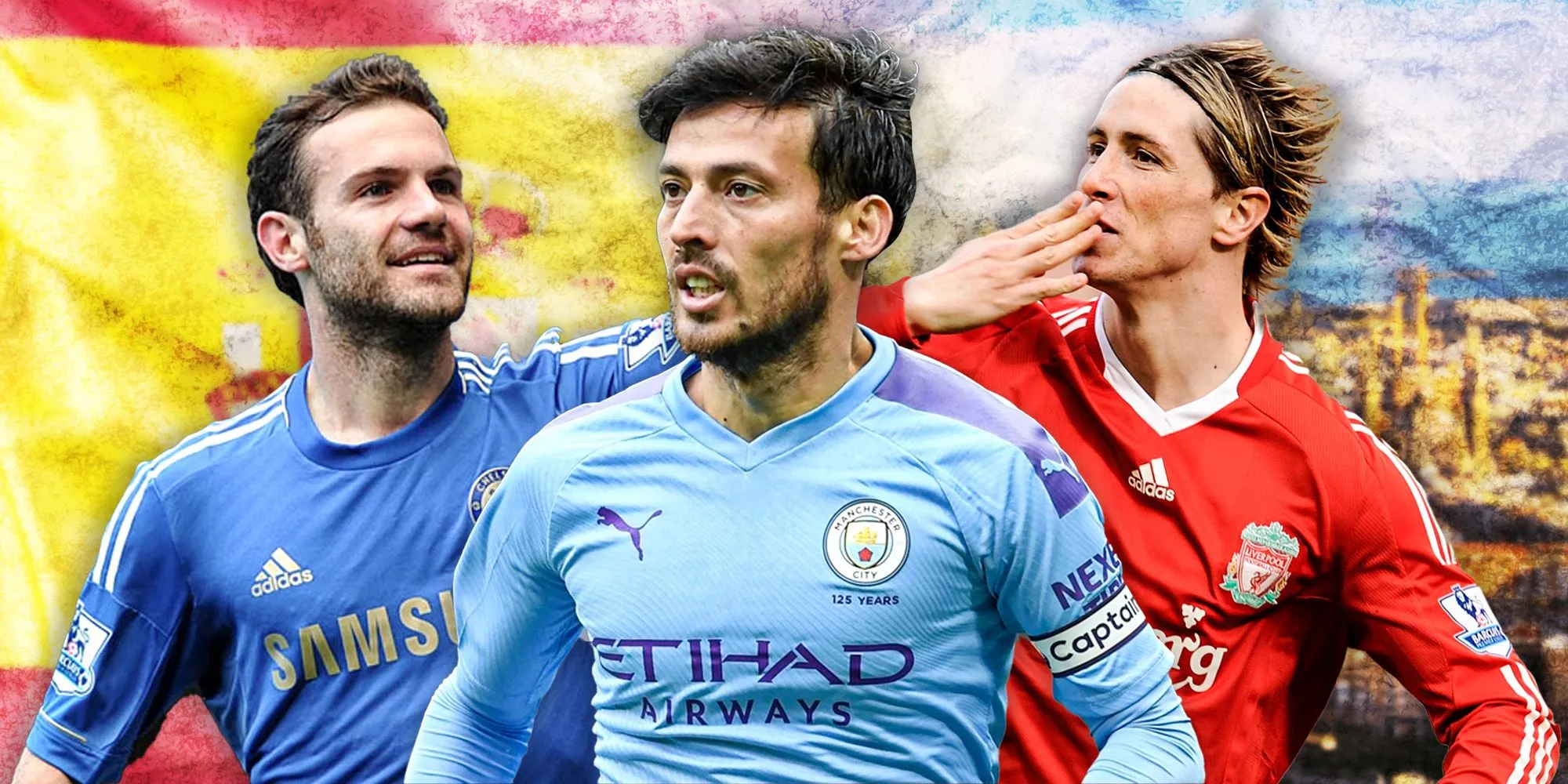 Các cầu thủ Tây Ban Nha tiêu biểu tại Ngoại hạng Anh như David Silva, Diego Costa
