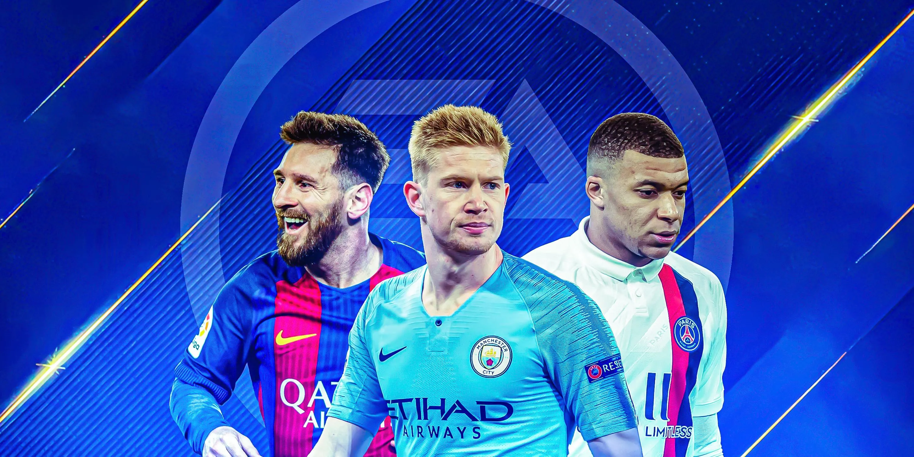 De Bruyne, Messi và Mbappe trong các phiên bản TOTS của EA Sports FC