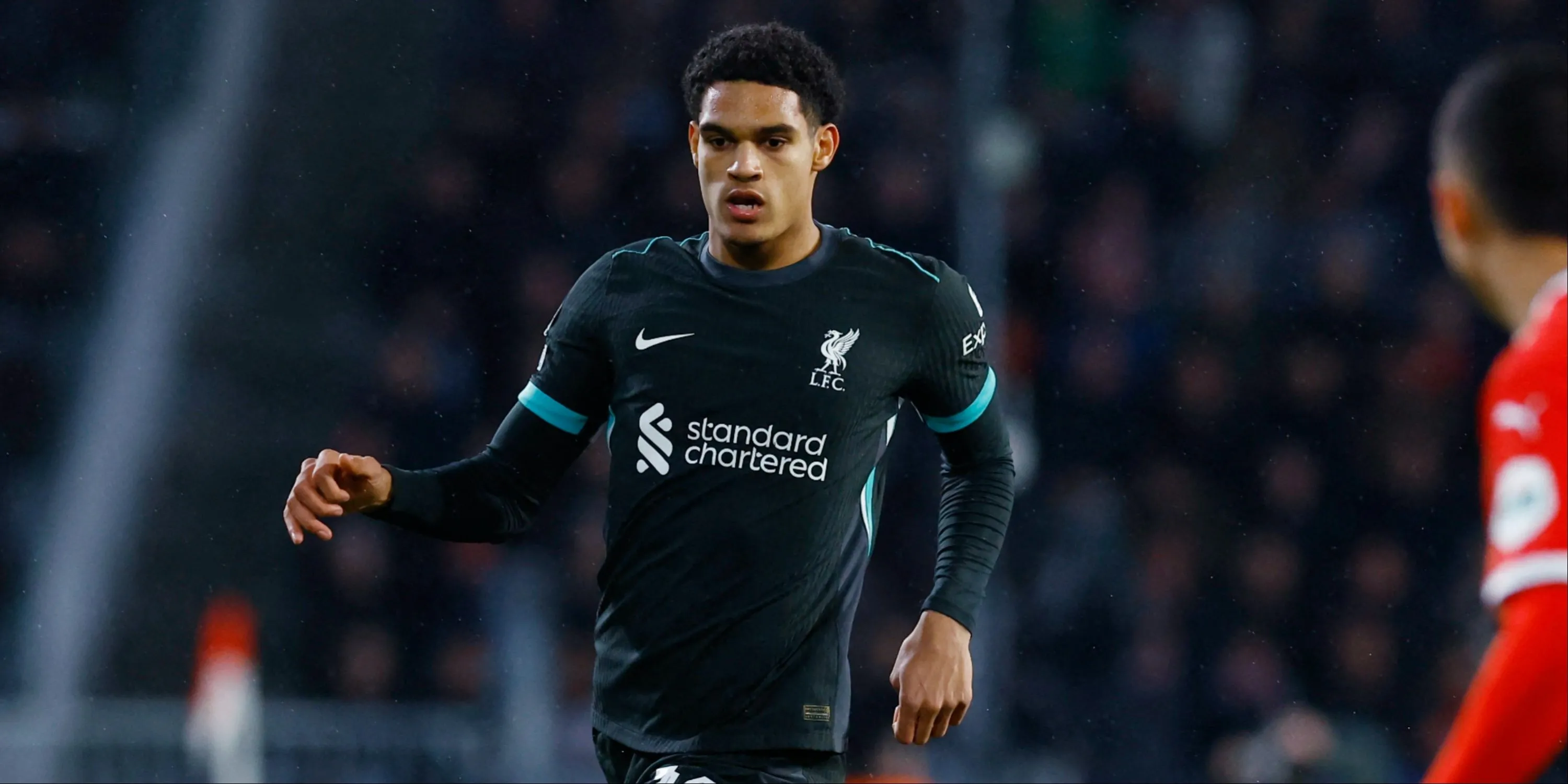 Jarell Quansah trong màu áo Liverpool thi đấu không tốt trước Chelsea