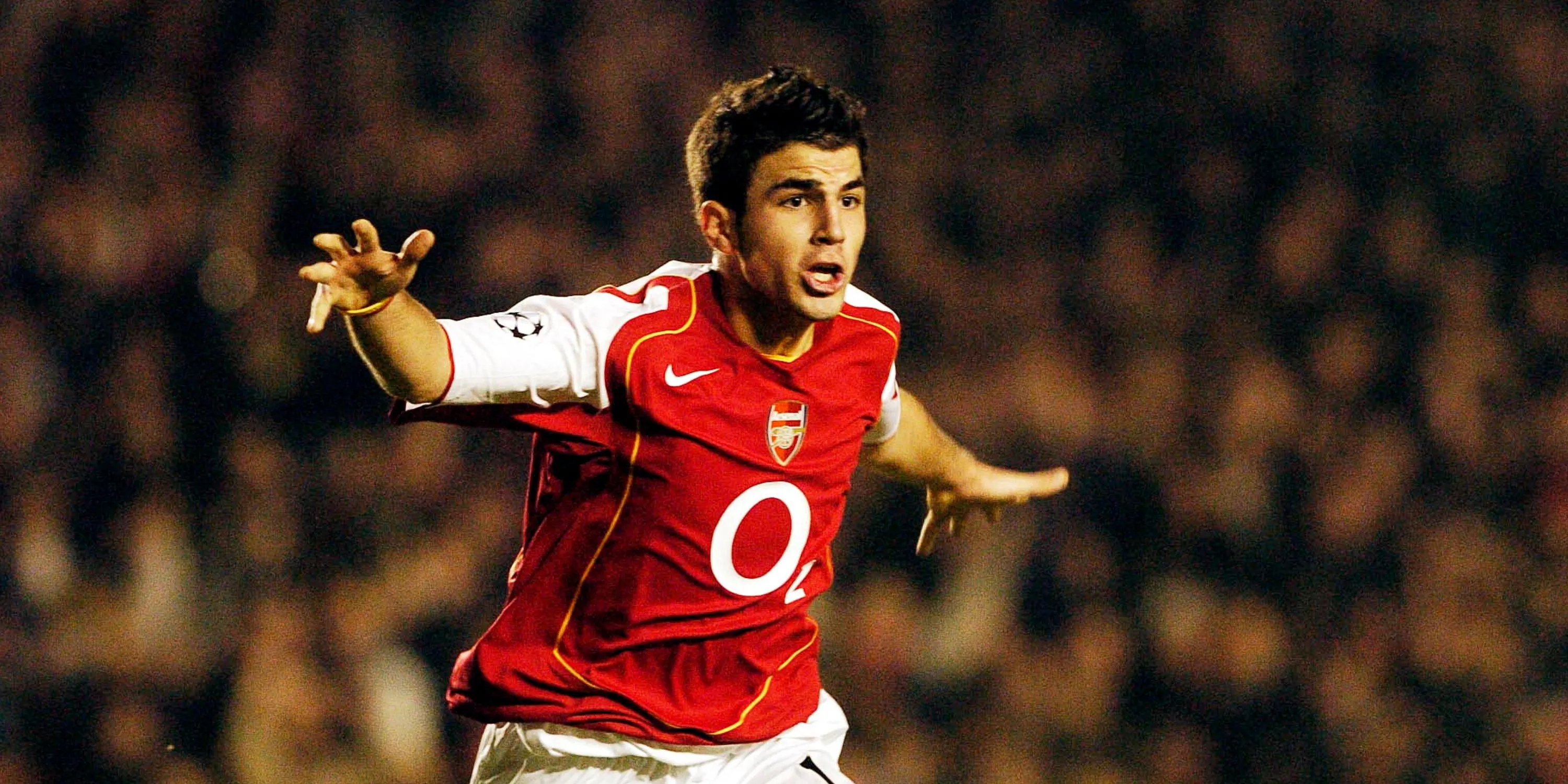 Tiền vệ trẻ Cesc Fabregas trong màu áo Arsenal những năm đầu sự nghiệp