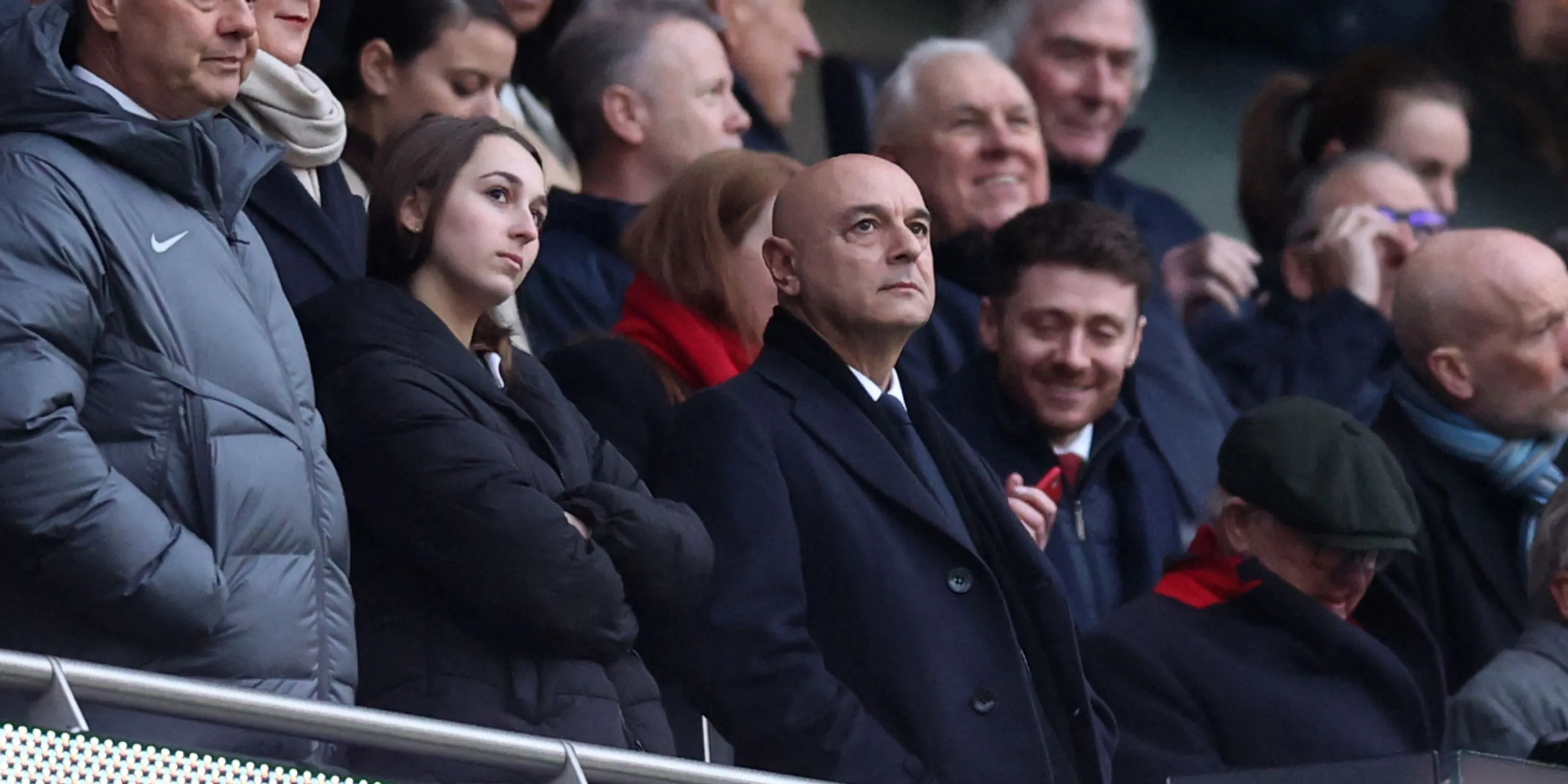 Daniel Levy chủ tịch Tottenham trong trận đấu tại Premier League