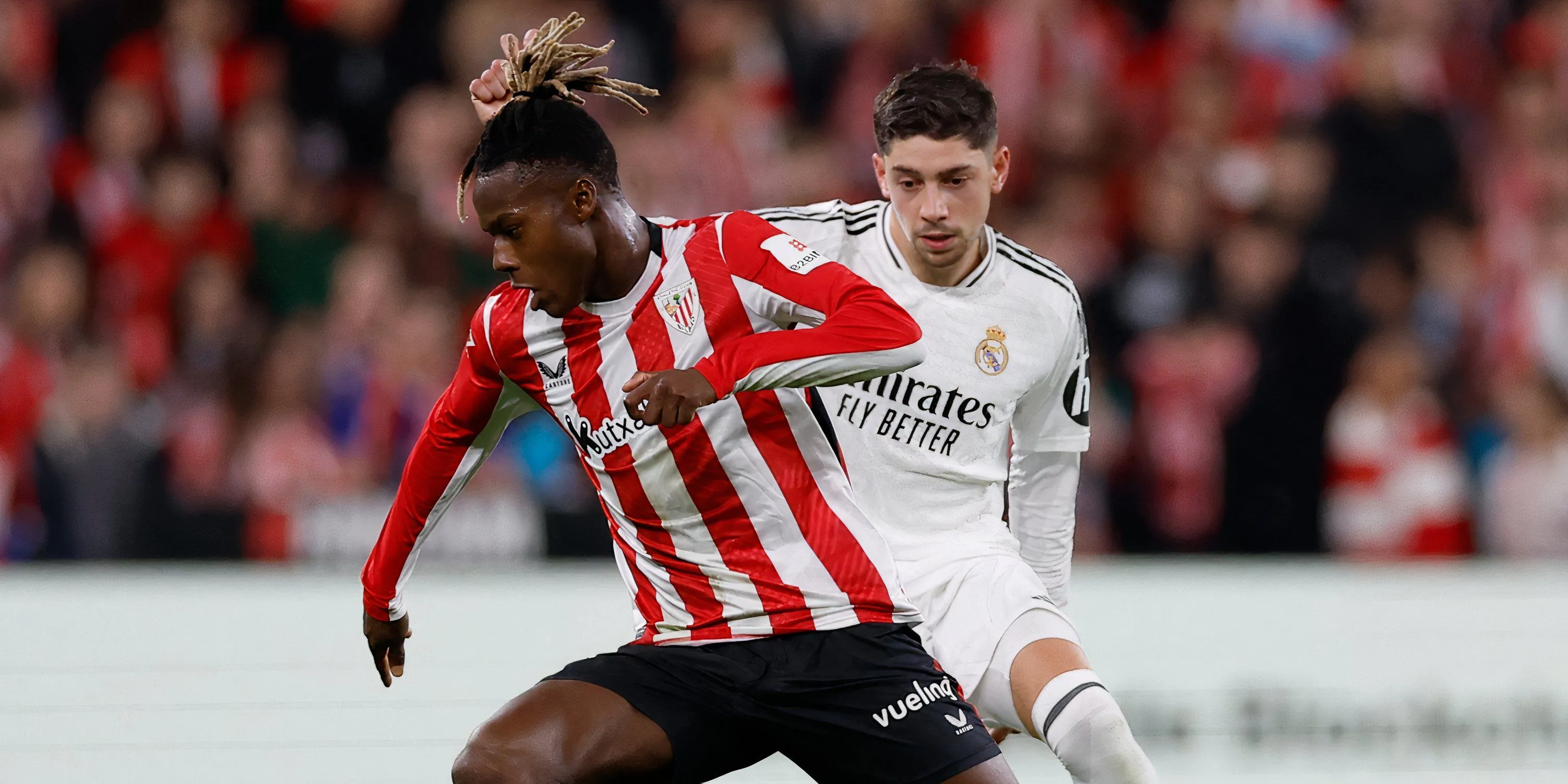 Nico Williams ăn mừng cùng đồng đội tại Athletic Club