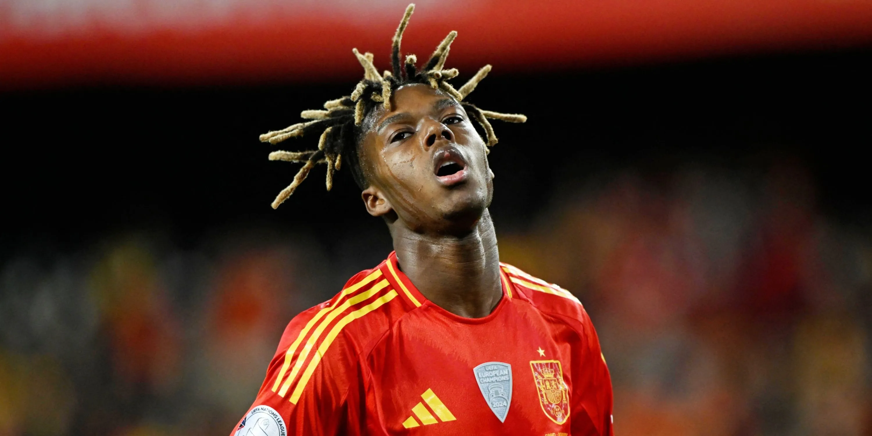 Nico Williams thi đấu cho Athletic Club, được liên kết với các đội bóng Premier League