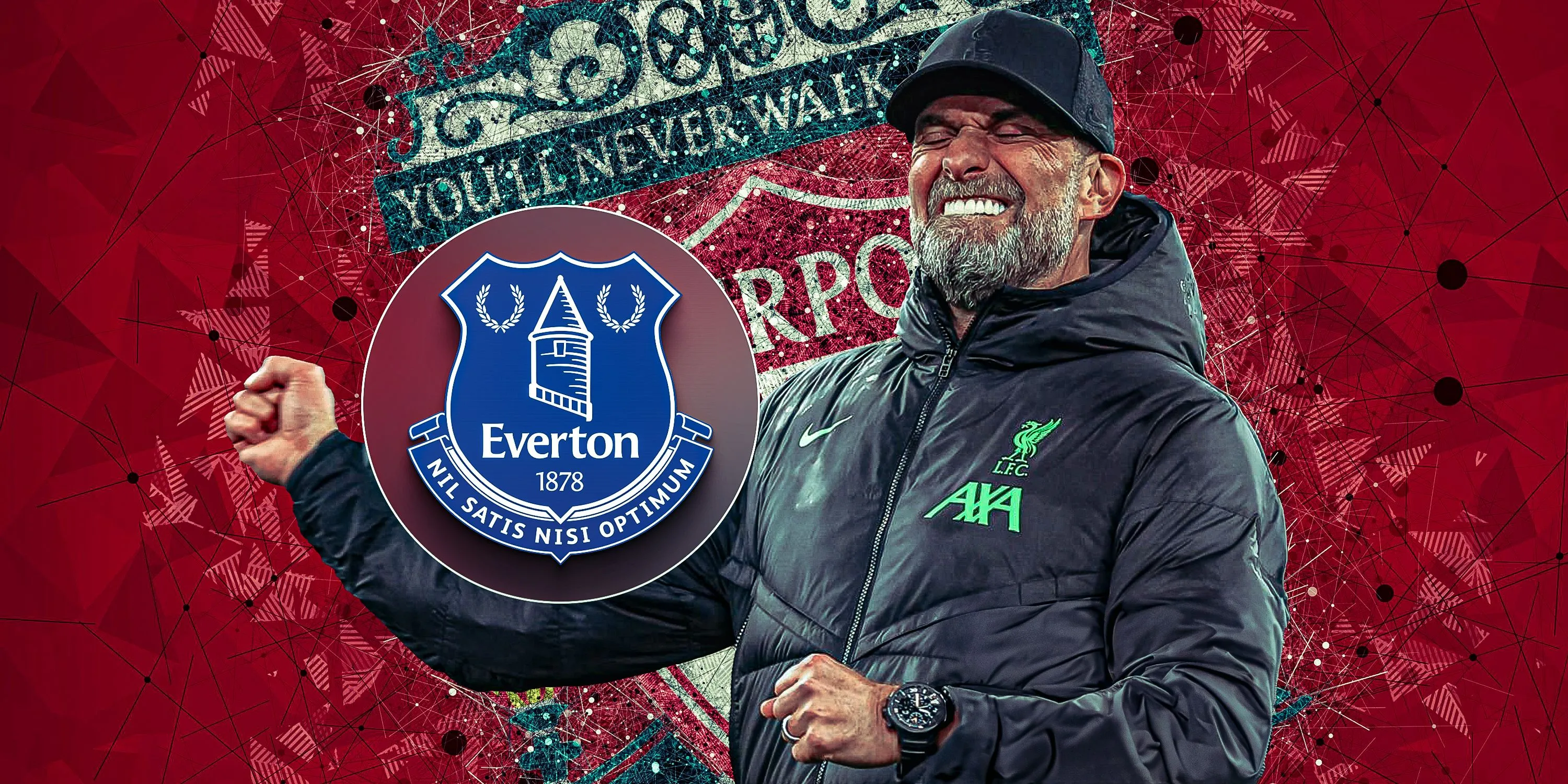 Huấn luyện viên Jurgen Klopp trong trận đấu với Everton