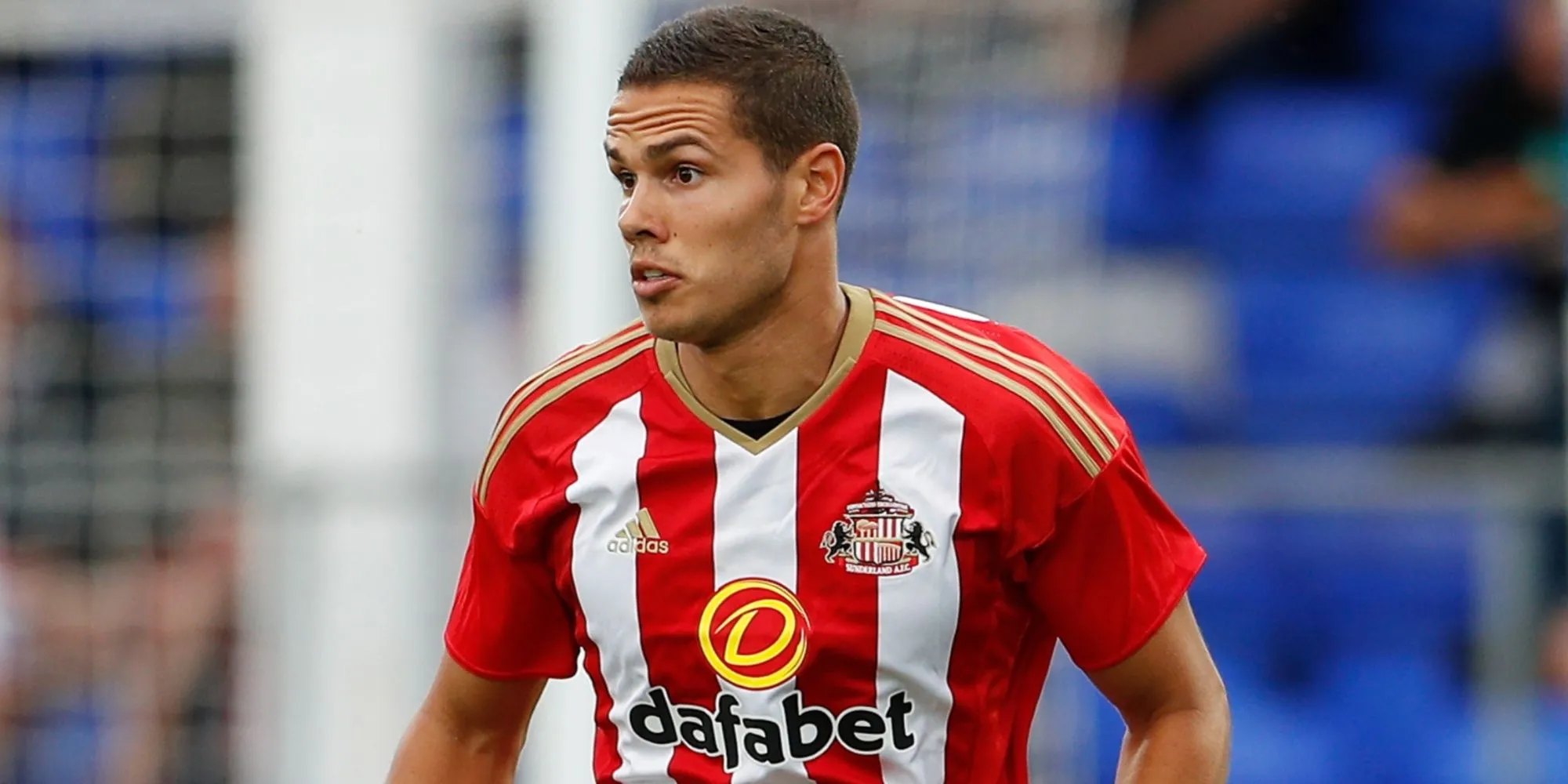 Jack Rodwell trong màu áo Sunderland, thể hiện sự thất vọng.
