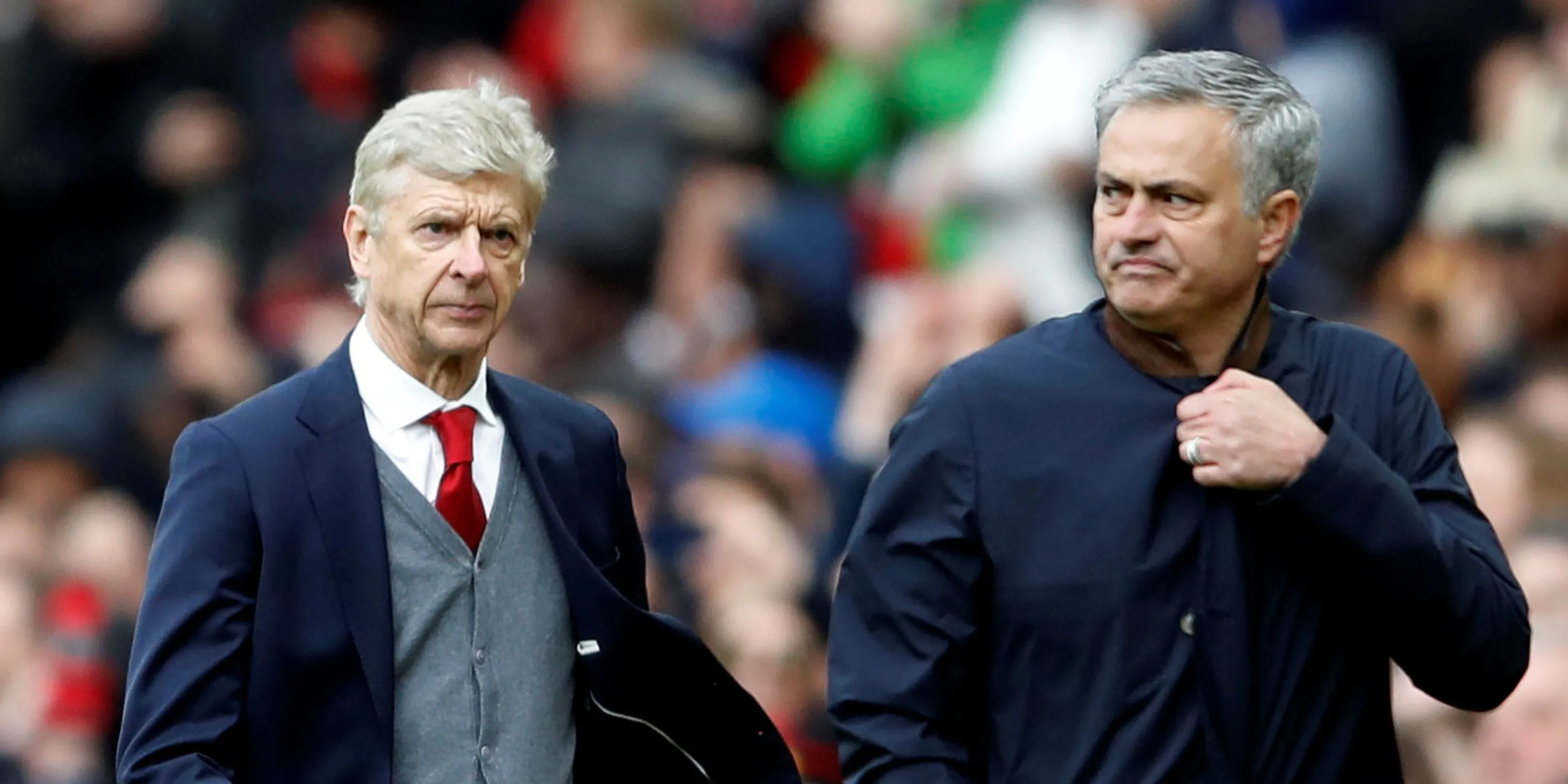 Jose Mourinho và Arsene Wenger thảo luận về không khí bóng đá Anh
