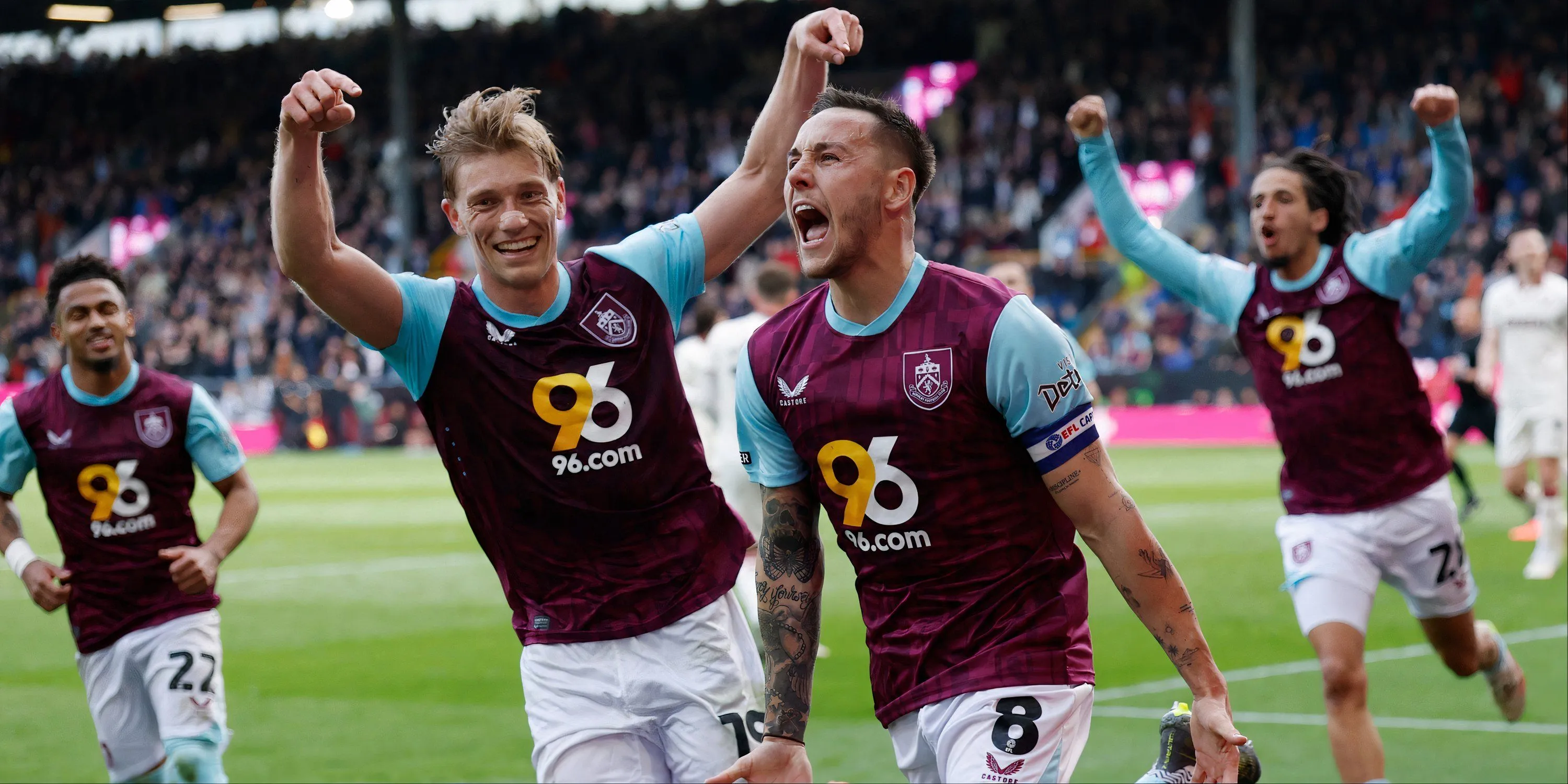 Tiền vệ Josh Brownhill trong màu áo Burnley, cầu thủ tự do đang được Everton săn đón