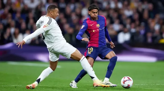 Mbappé và Lamine Yamal chạm trán trong Siêu kinh điển tại Bernabéu, cuộc đối đầu cá nhân quyết định thế trận